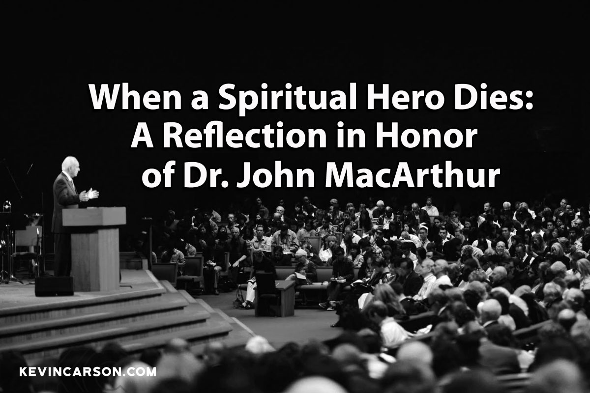 When a Spiritual Hero Dies A Reflection in Honor of